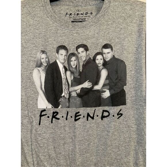 Friends The TV Series Gray Graphic T-Shirt Size Large L - Picture 2 of 3